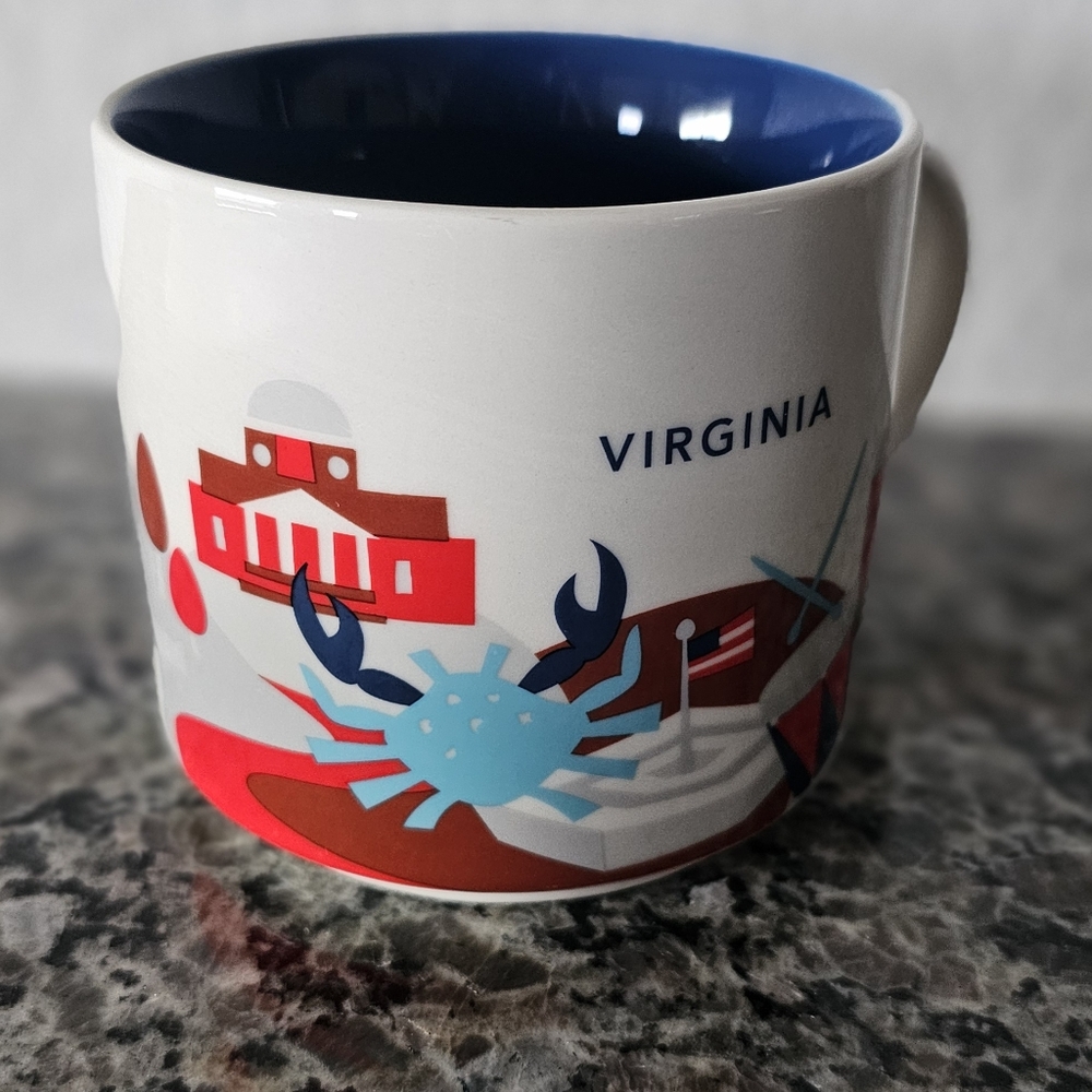 Starbucks "You Are Here" Virginia Mug - Excellent Condition Discontinued